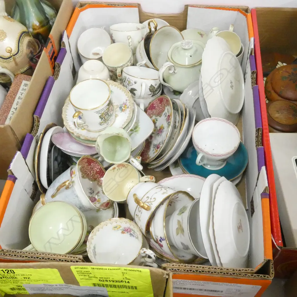 BOX LOT ASST. CHINA; C/S ETC Image 1++