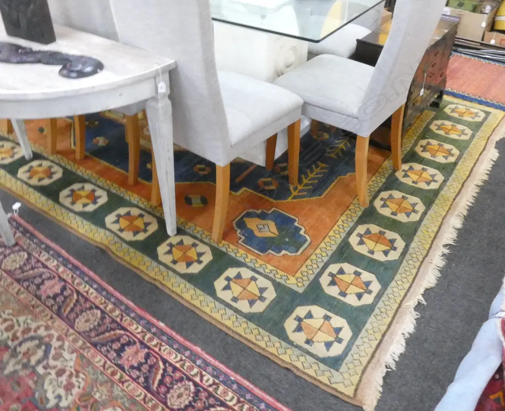 HAND KNOTTED ALL WOOL RUG 3x2m Image 1++