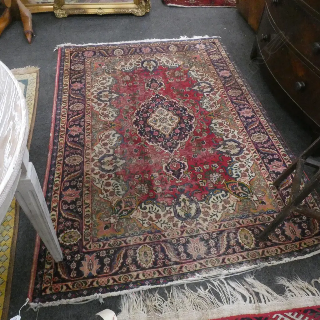 HAND KNOTTED WOOL PILE RUG... Image 1++