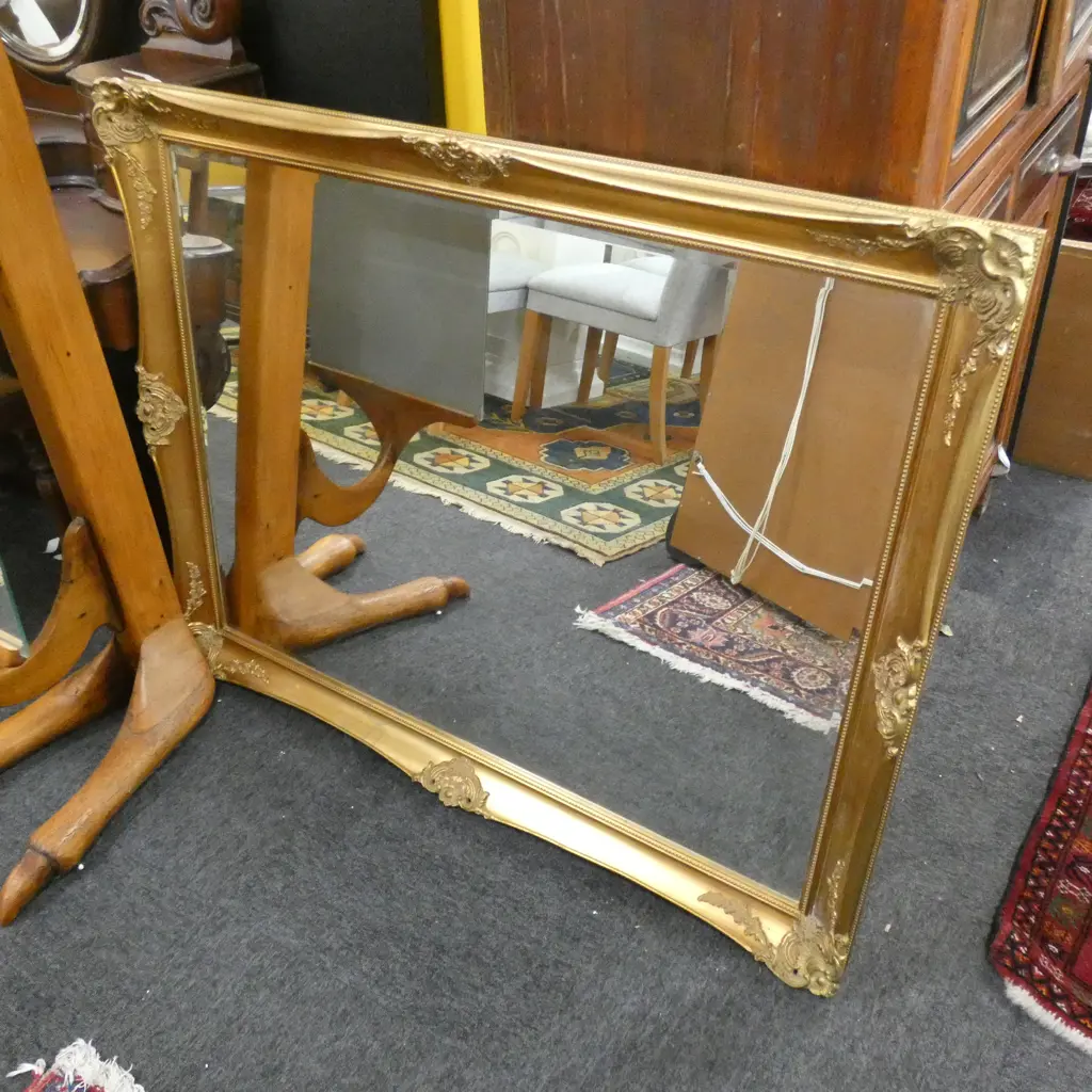 ANTIQUE STYLE GILT FRAME MIRROR 950x1200mm Image 1++