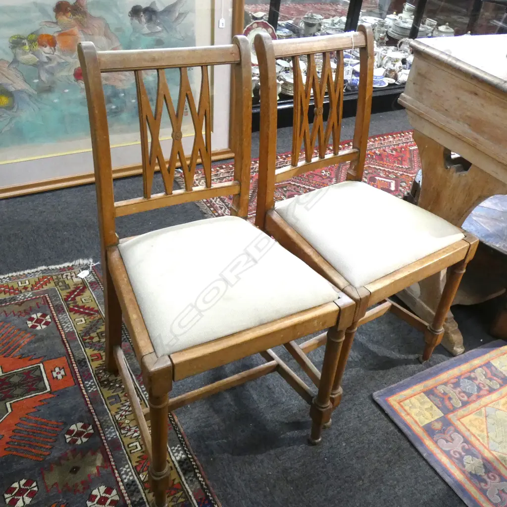PR OLD CHAIRS; PADDED SEAT A/F Image 1++