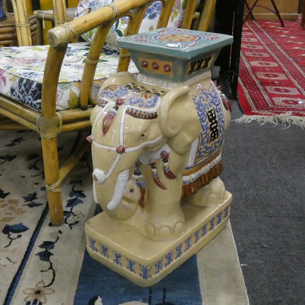 LARGE CERAMIC ELEPHANT H.545mm Image 1++