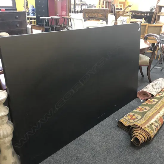 CONTEMPORARY BLACK HEADBOARD 1900x1100x40mm