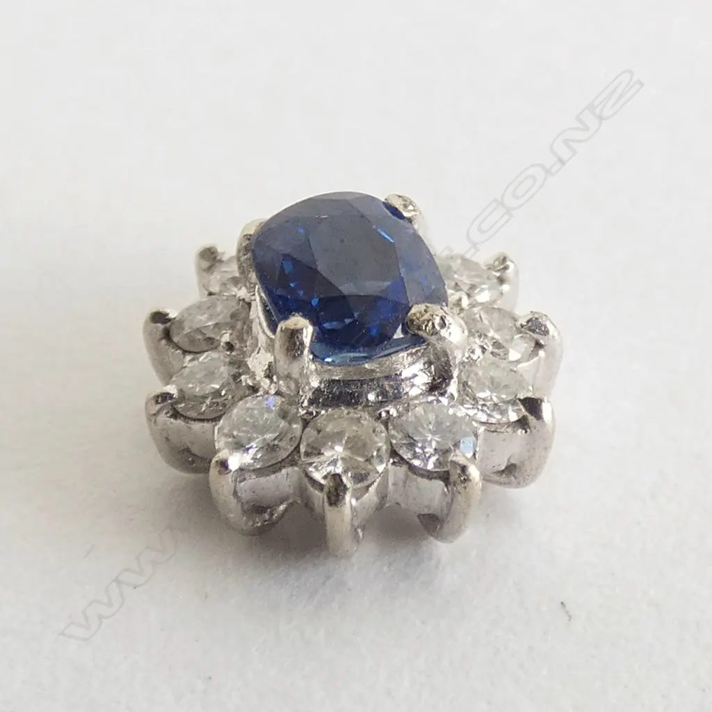SAPPHIRE & DIAMOND JEWELLERY PCE Image 1++