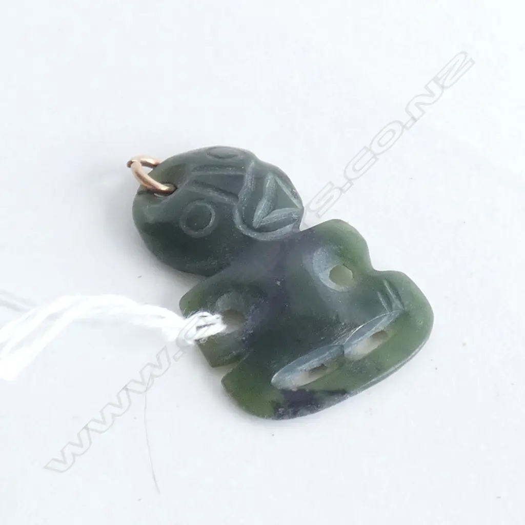 GREENSTONE HEI TIKI PENDANT Image 1++