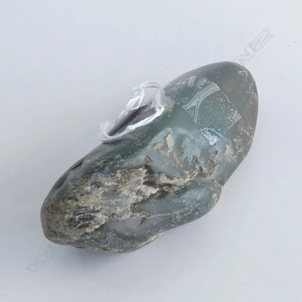 GREENSTONE; POLISHED FROM HANDLING L.110mm 259 GRAMS  Image 1++