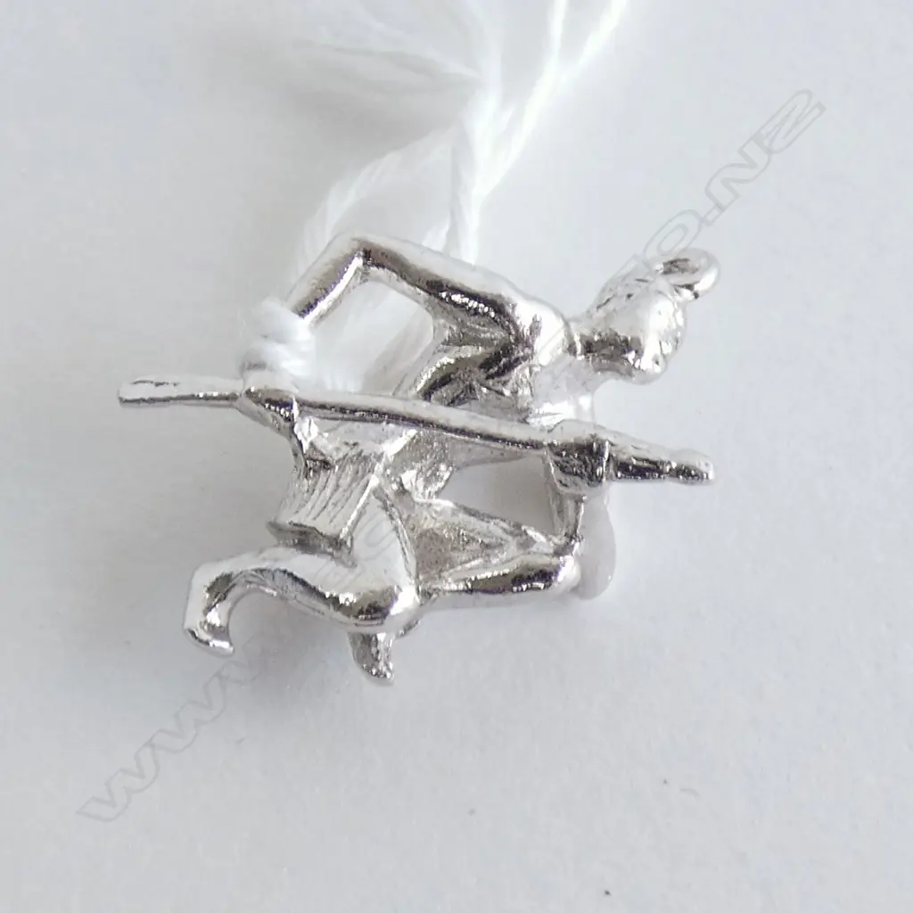 SILVER MAORI WARRIOR CHARM Image 1++