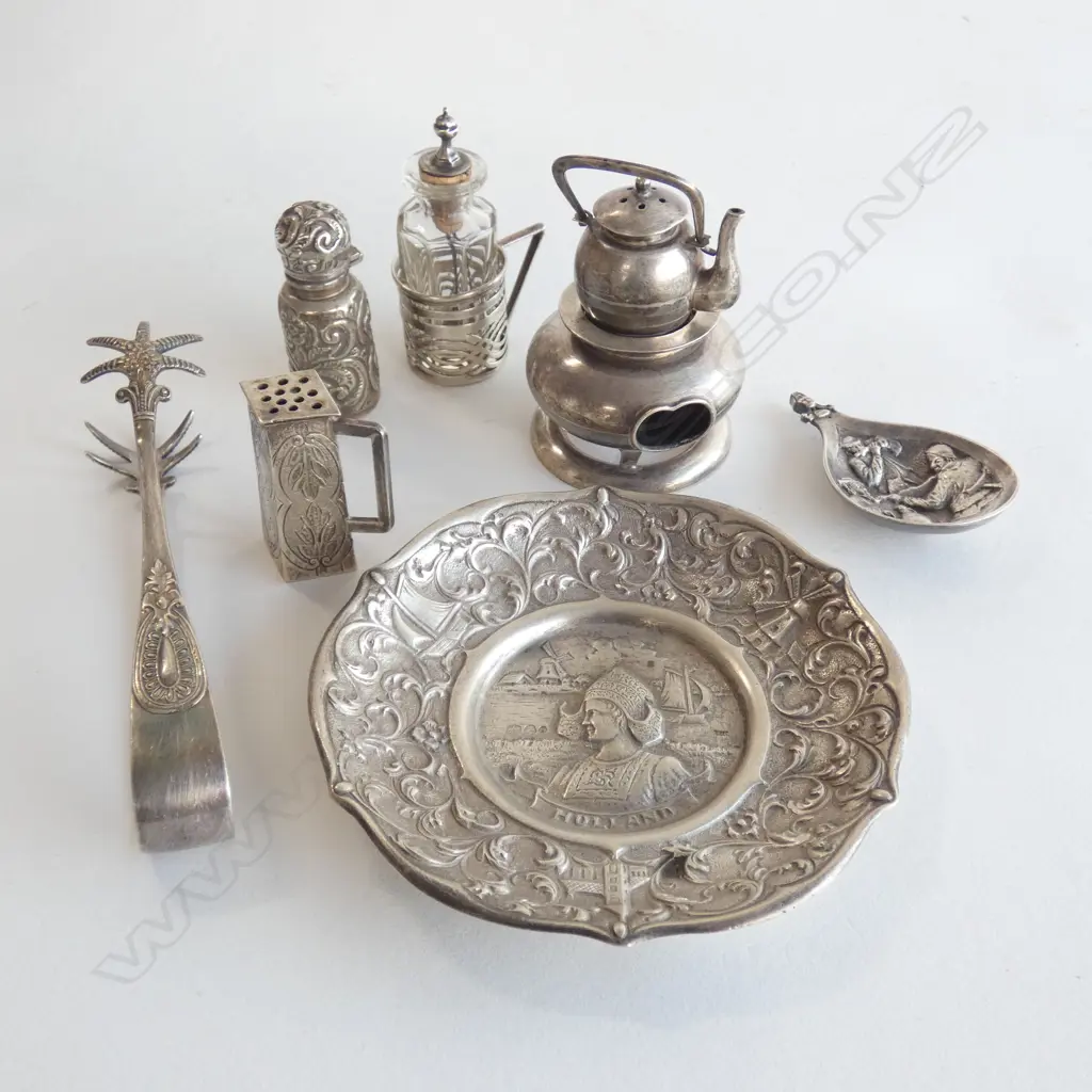 8 PCES ASST. SILVER MINIATURES... Image 1++