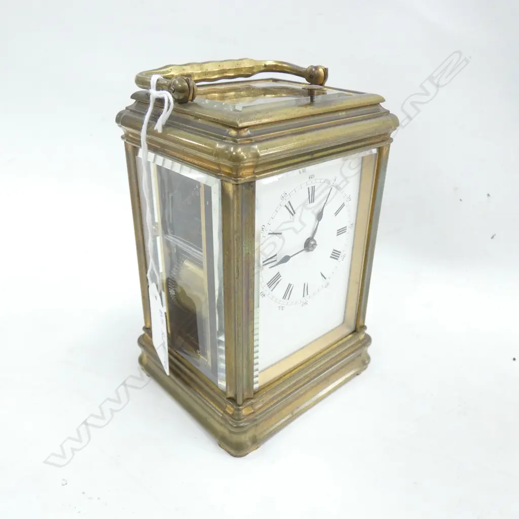 ANTIQUE FRENCH REPEATER CARRIAGE CLOCK H.160mm Image 1++