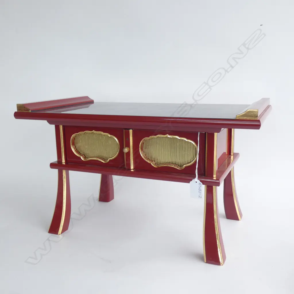 JAPANESE  ALTAR TABLE WITH DRAWER H280 W484 D253 Image 1++