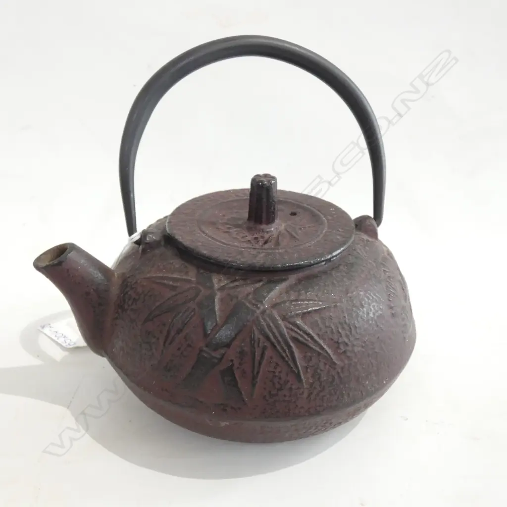 ORIENTAL CAST IRON TEAPOT L 160MM Image 1++