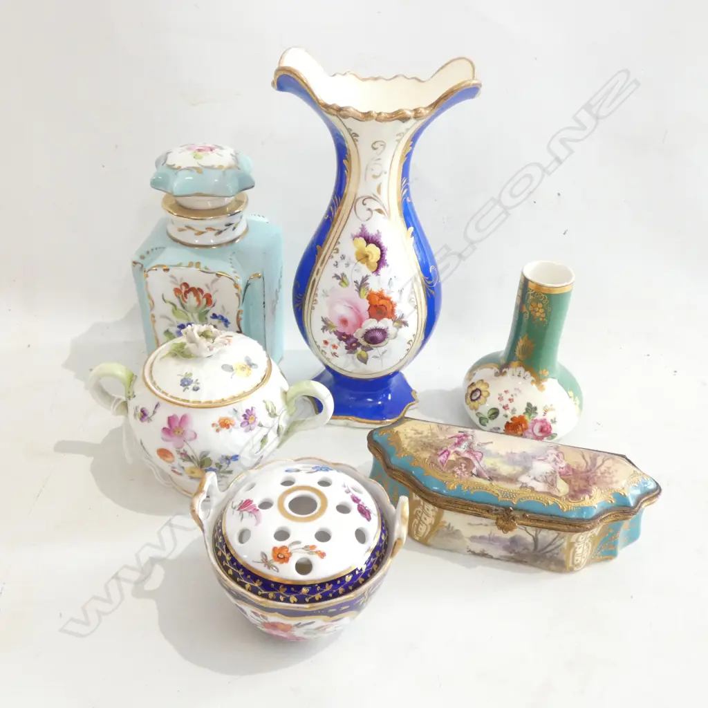 6 PCES 19thC CERAMICS Image 1++