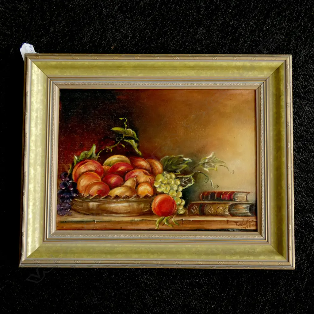 T. WALTERS STILL LIFE OIL 245x340mm Image 1++