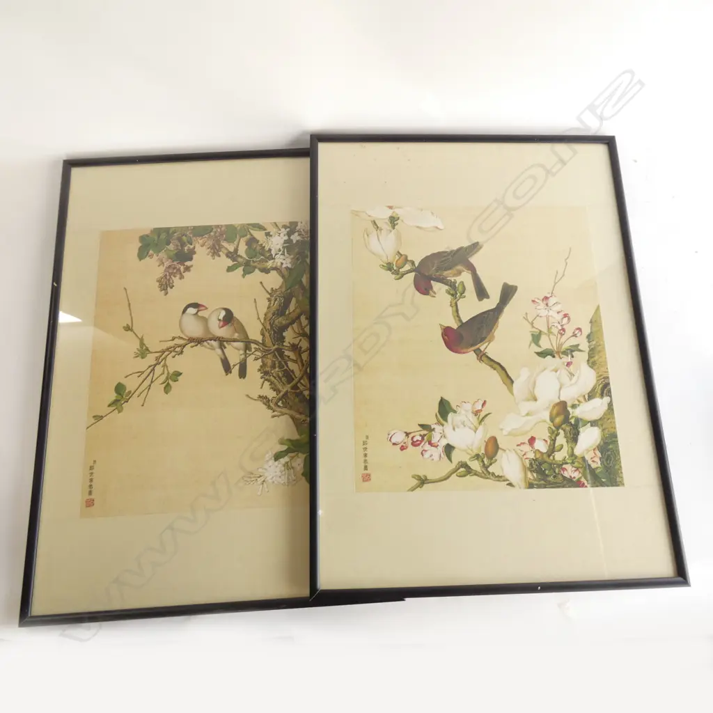 PR VINTAGE CHINESE /ITALIAN PRINTS BIRDS & FLORALS Image 1++