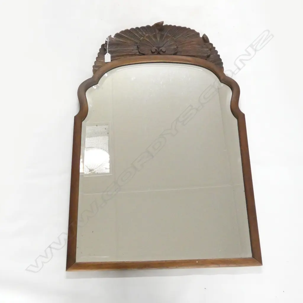 LARGE WOODEN FRAMED BEVELLED MIRROR 960x645mm Image 1++