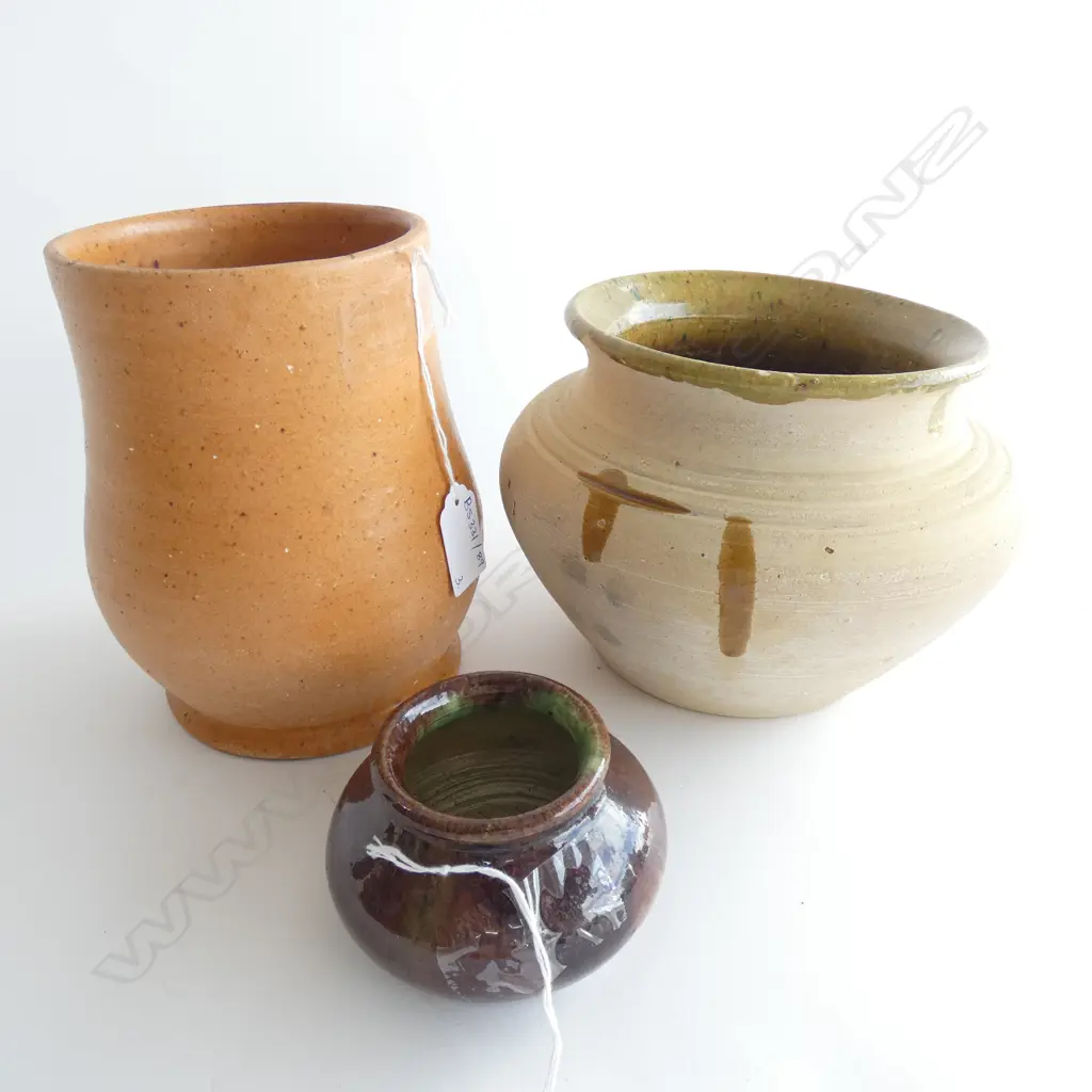 3 FULFORD POTTERY VASES H.170mm Image 1++