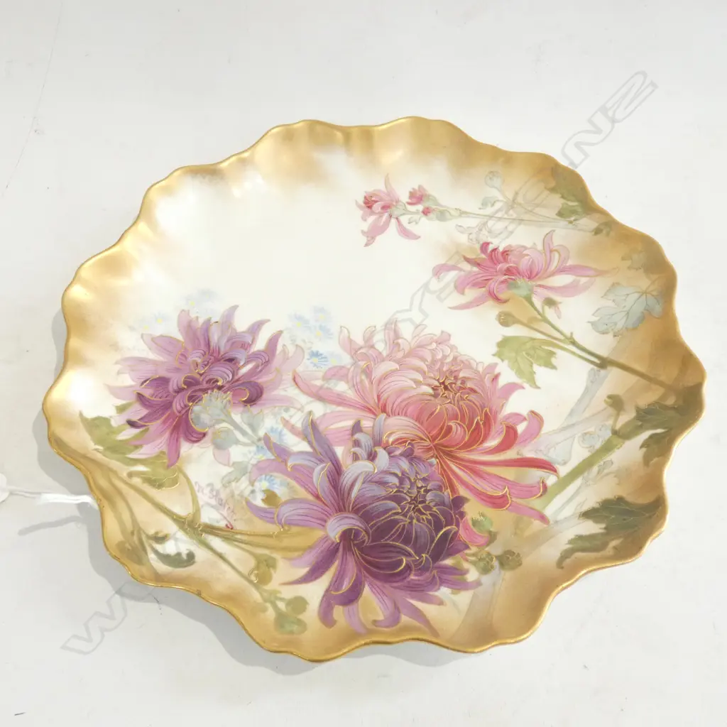 ROYAL DOULTON ART NOUVEAU WALL PLATE 225mm dia Image 1++