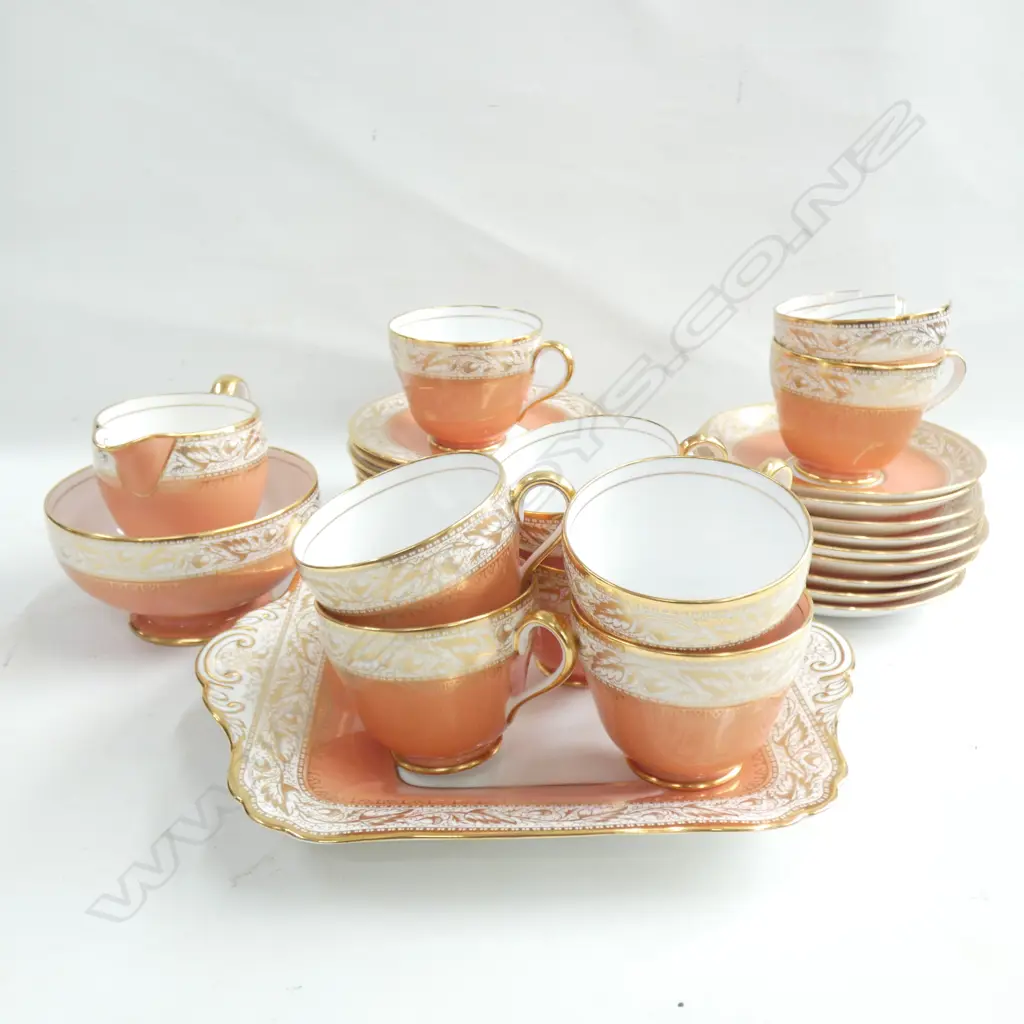 30 PCE SPODE 'OAKLEA' TEA SET; 8 TRIOS ETC AF... Image 1++