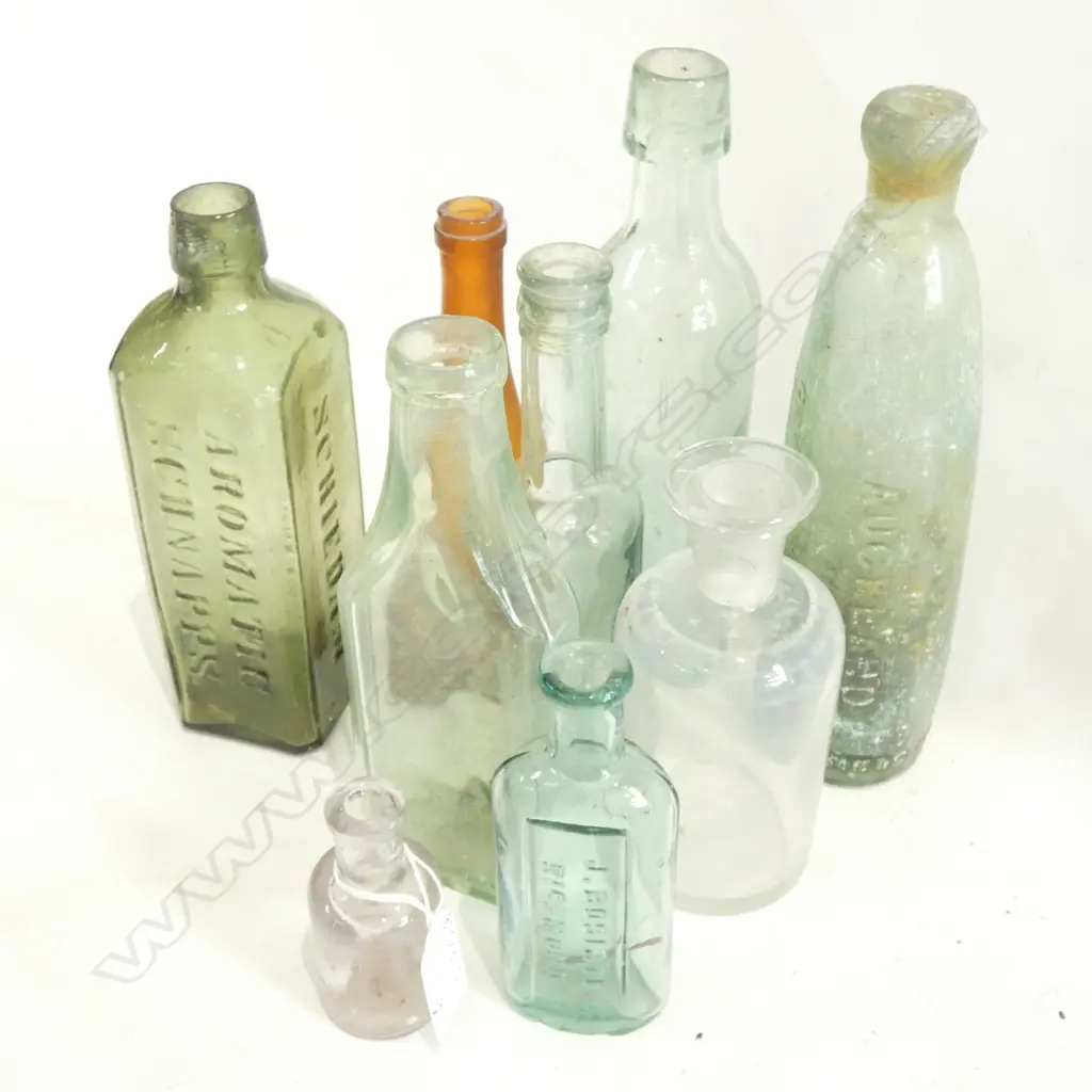 9 VINTAGE BOTTLES  Image 1++