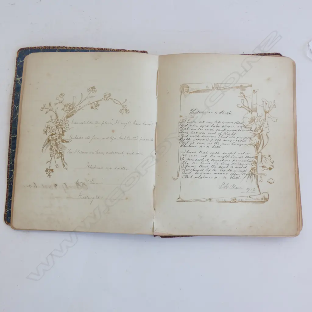 OLD AUTOGRAPH BOOK Image 1++