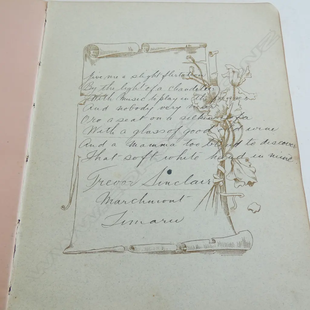 OLD AUTOGRAPH BOOK Image 1++