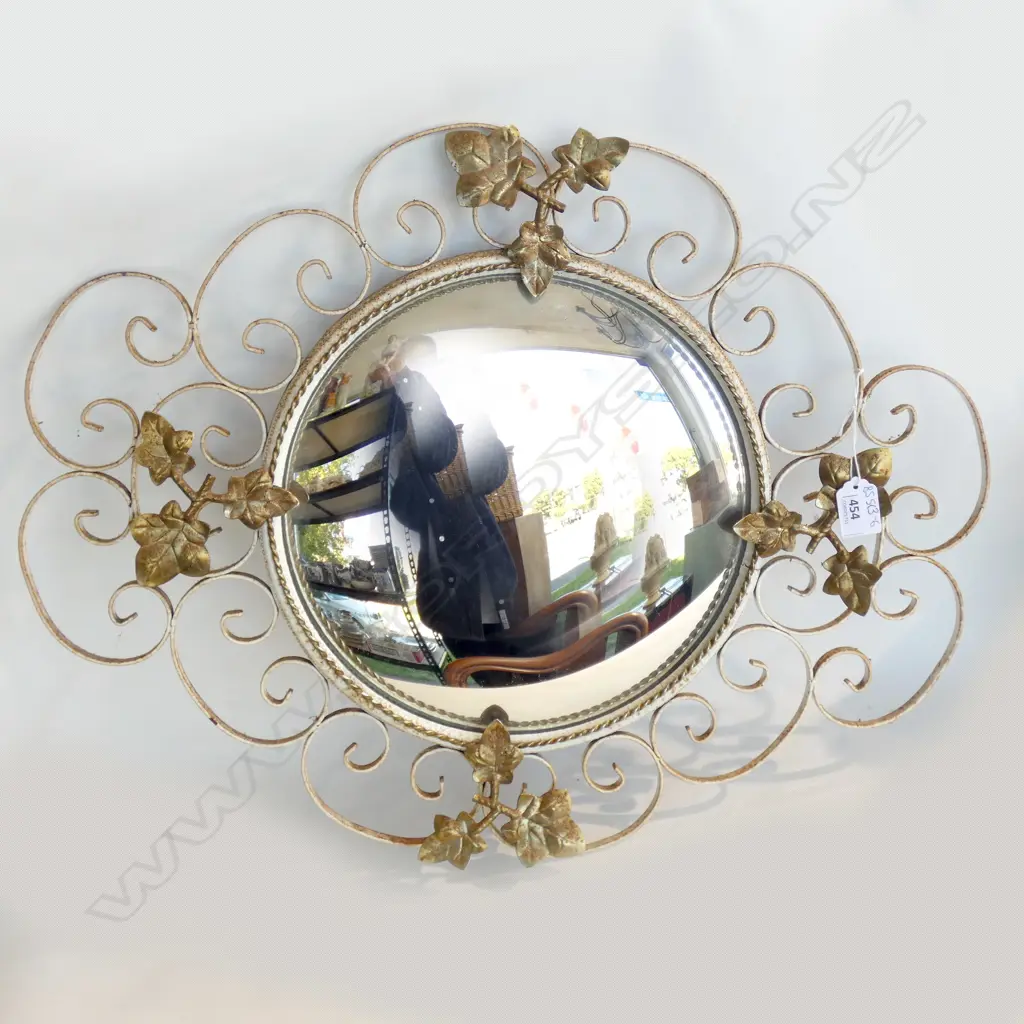 WROUGHT IRON RETRO MIRROR  Image 1++