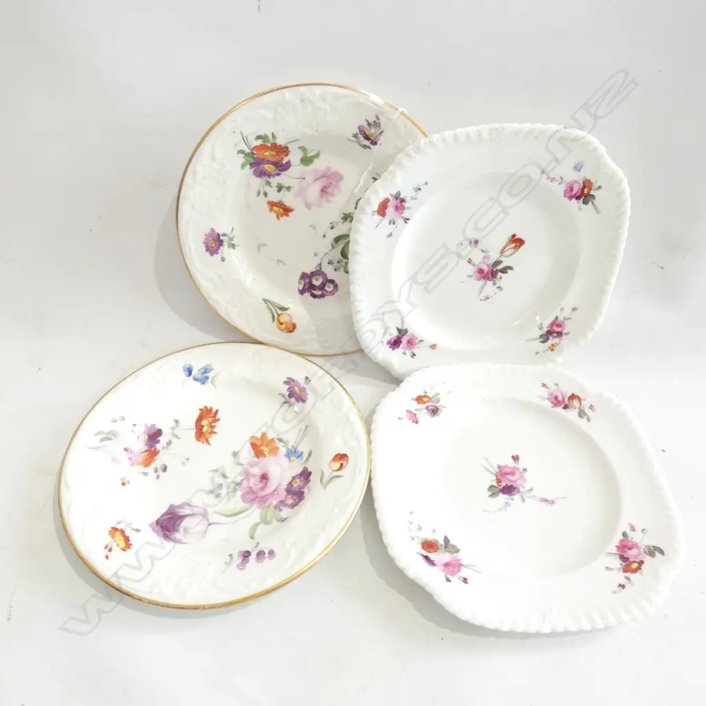 4 19thC PLATES 210mm dia Image 1++