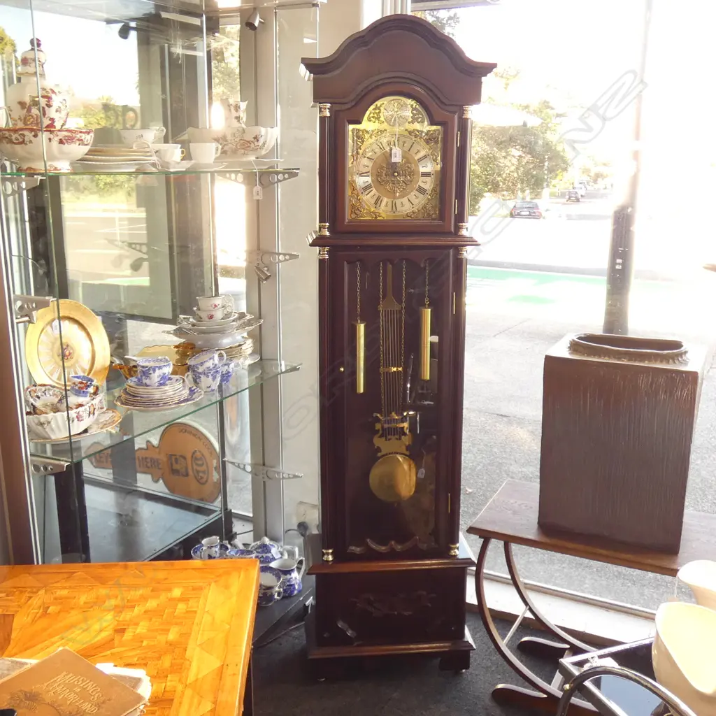 GRANDFATHER CLOCK 'TEMPUS FUGIT' H.1850mm Image 1++