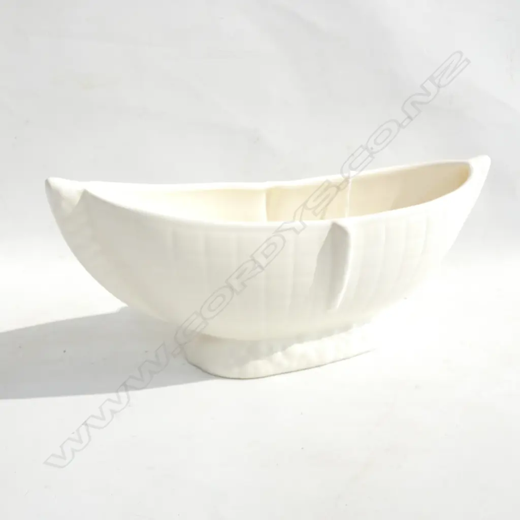 CROWN LYNN WHITEWARE VASE W.285mm Image 1++