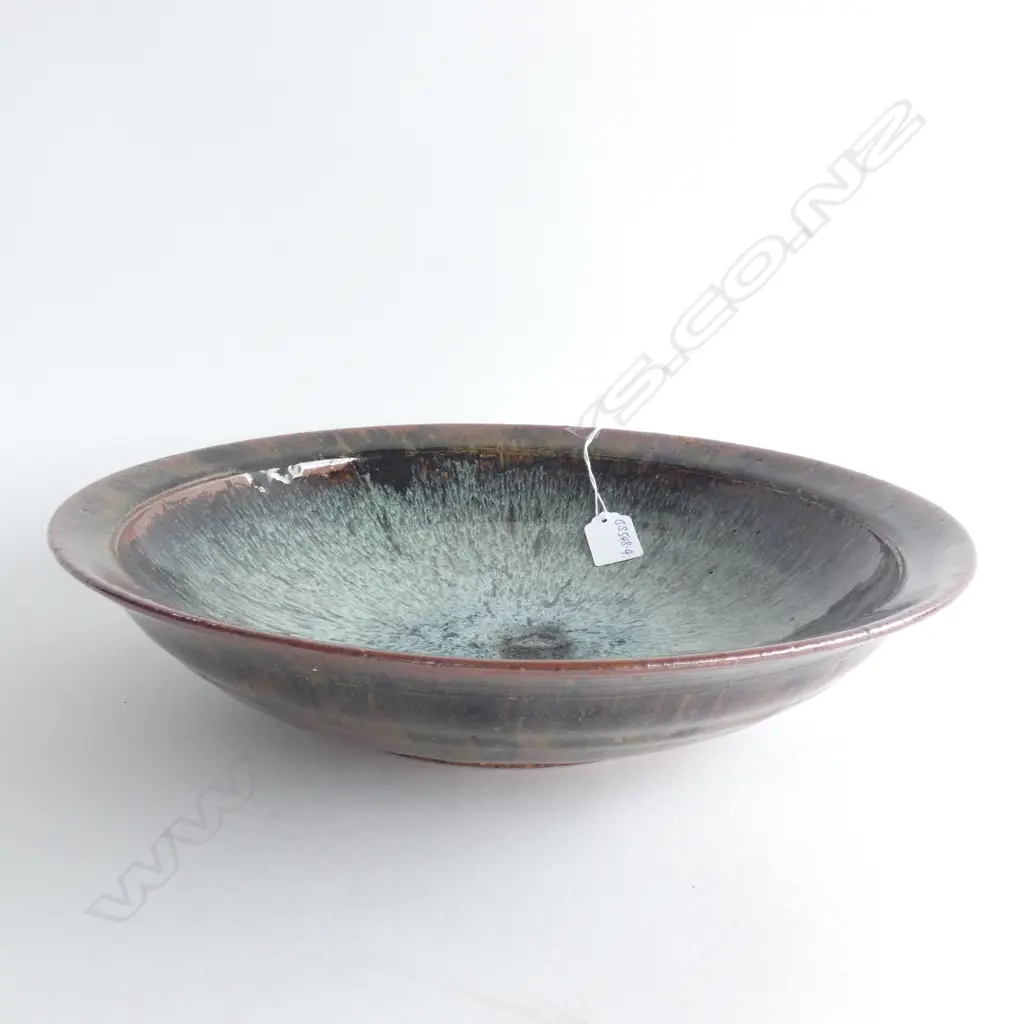 LEN CASTLE LGE 1960'S BOWL CHUN GLAZE. a.f. Dia.345mm... Image 1++