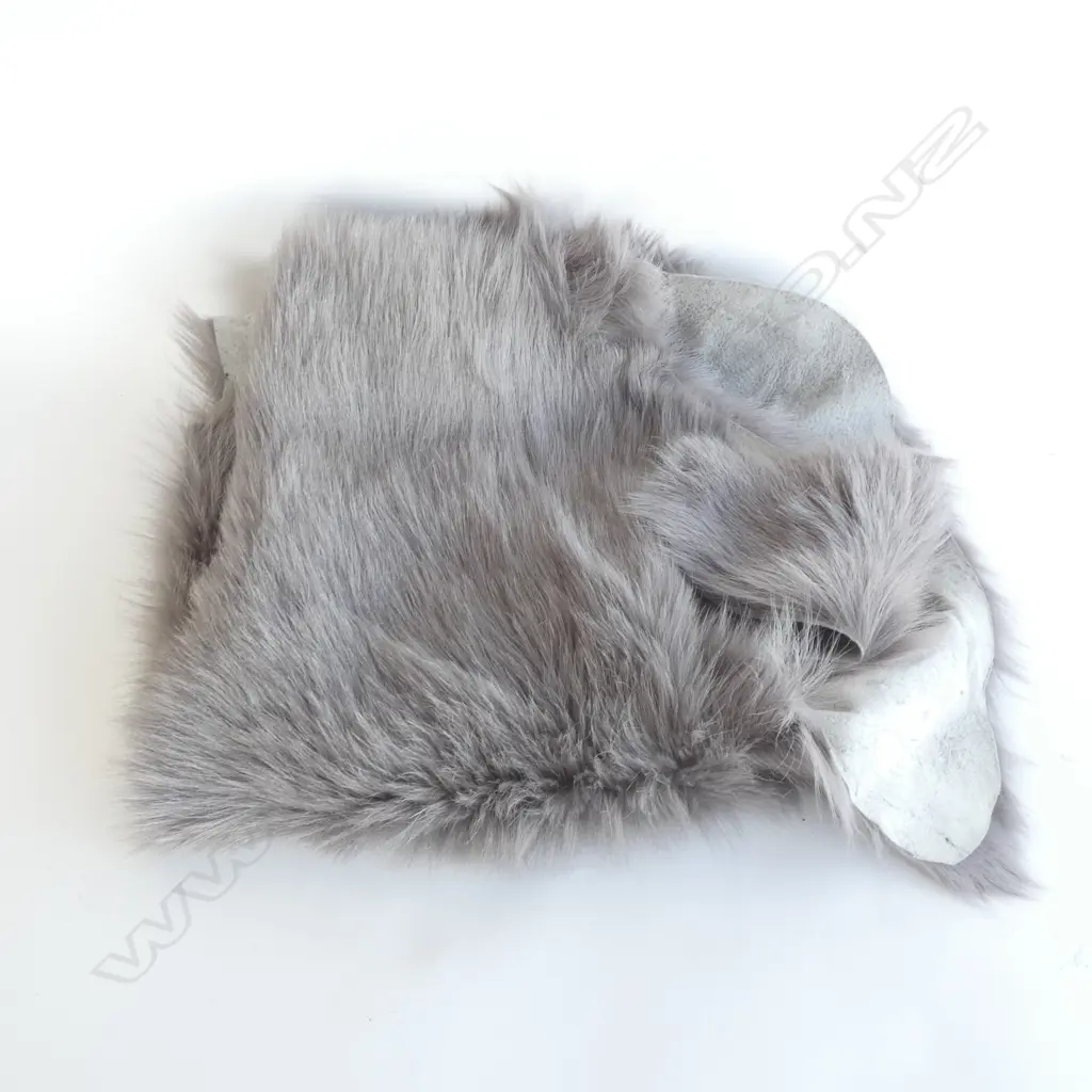 GREY HIMALAYAN GOAT RUG  APPROX 750 X 1000MM Image 1++