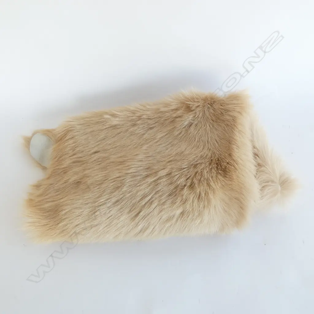 LIGHT BROWN HIMALYAN GOAT RUG APPROX. 900 X 730MM Image 1++