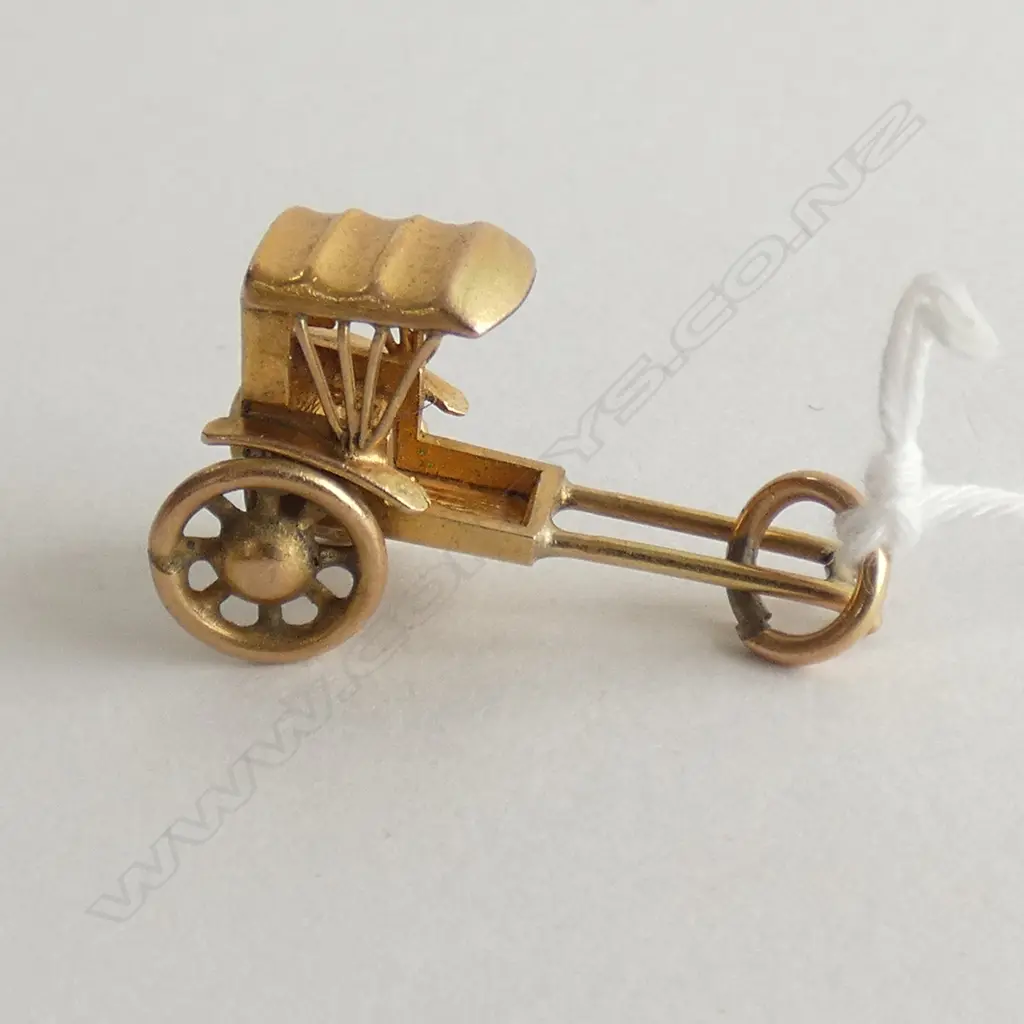 14CT YG RICKSHAW PENDANT 5 GRAMS Image 1++