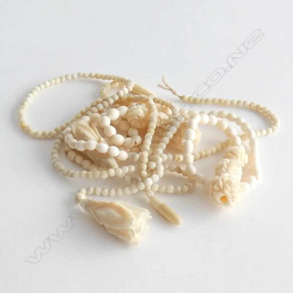 2 BONE SATOIR NECKLACES Image 1++