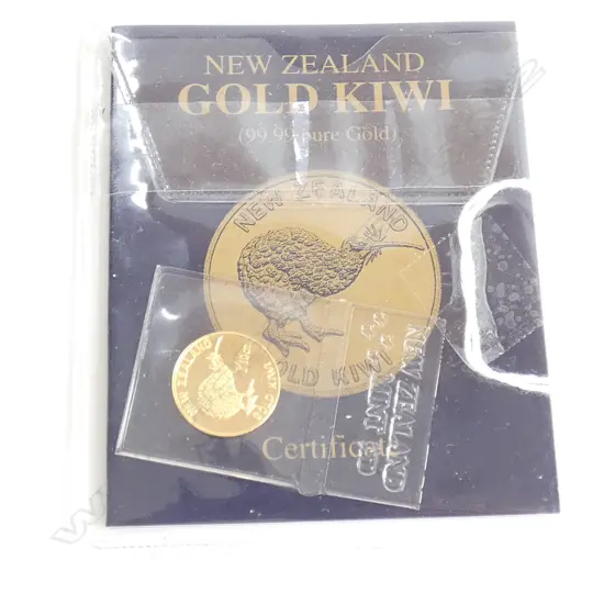 .999 FINE GOLD 1/10oz GOLD KIWI 3.12gms