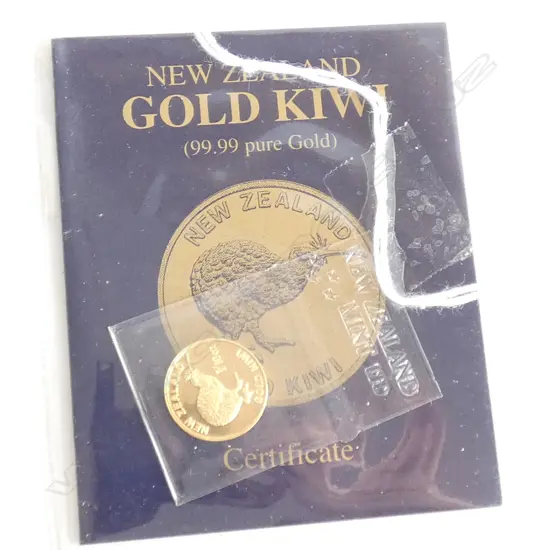 .999 FINE GOLD 1/10oz GOLD KIWI 3.12gms