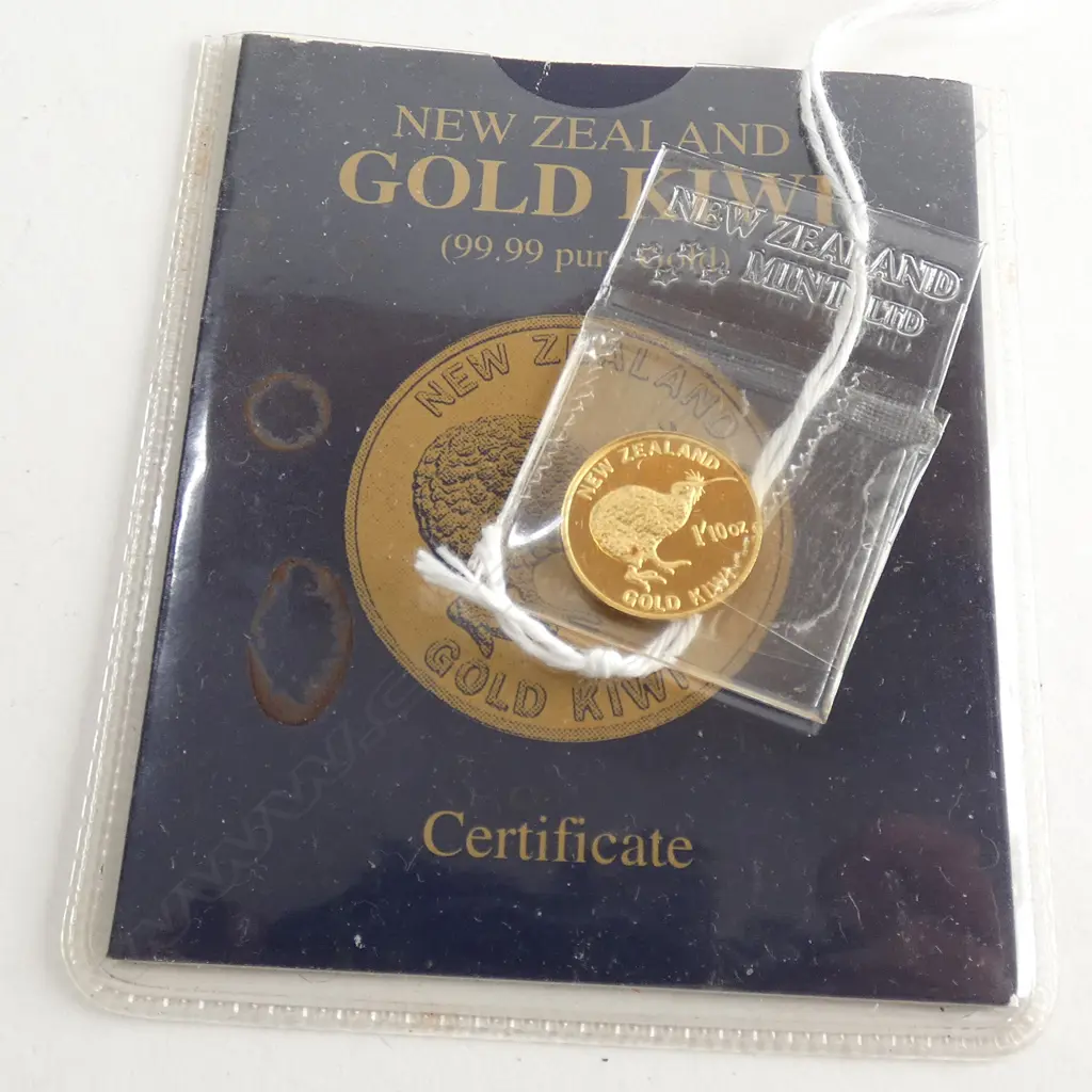 .999 FINE GOLD 1/10oz GOLD KIWI 3.12gms Image 1++