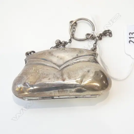 SILVER COIN PURSE BIRMINGHAM 1917