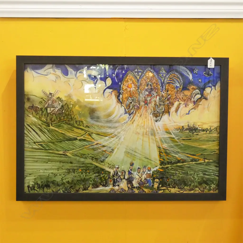 PETER O'HAGEN, (1942-2002) WATERCOLOUR, GOUACHE & TINTED GUM, SIGNED, 495 X 745mm Image 1++
