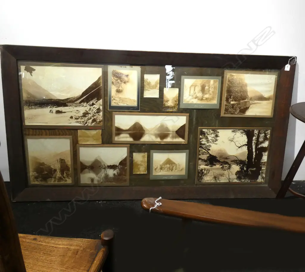 COLLECTION OF FRAMED EARLY NZ PHOTOGRAPHY Image 1++