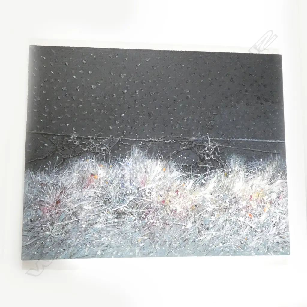 CHINESE ARTIST OIL ON CANVAS BY QIU HAOYUN 'HEAVEN AND EARTH NO.1' Image 1++