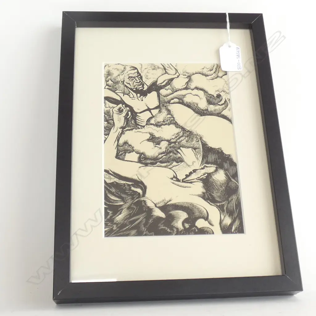 GEORGE WOODS MAORI MYTHS AND LEGENDS VINATGE LITHOGRAPH BY H TOMBS 200 X 140 MM Image 1++