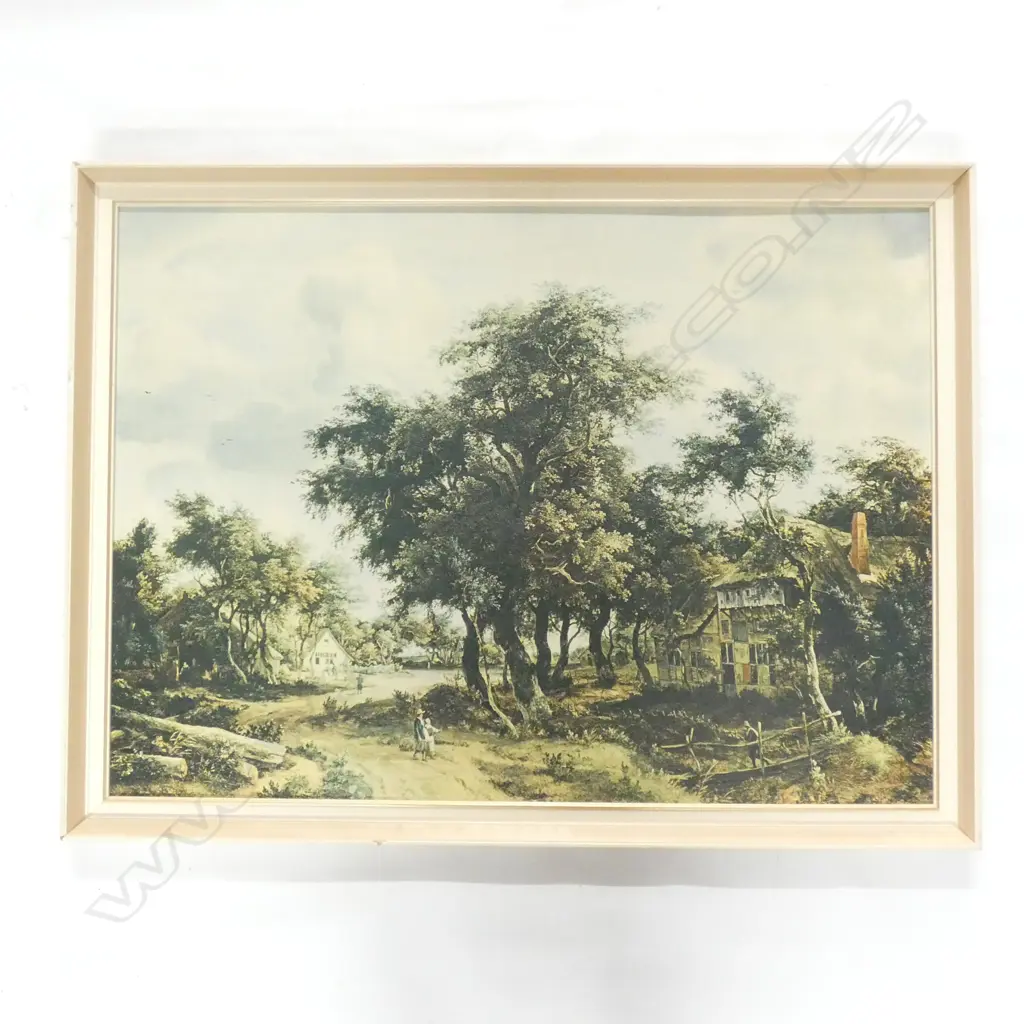 VINTAGE LANDSCAPE PRINT 550x750mm Image 1++