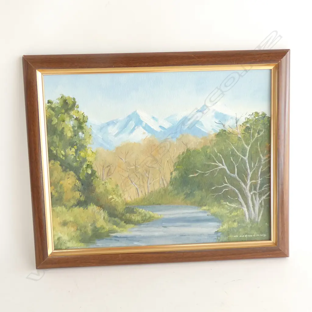 MAVIS NEWLAND UPPER MATAHIWI ROAD MASTERTON OIL 260 X 340 MM Image 1++