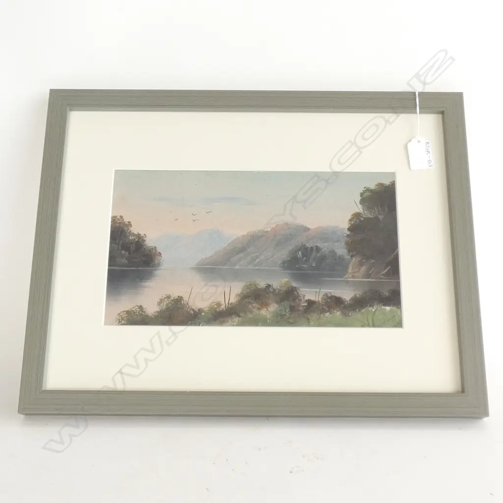 	J MAYCLAIR LAKE WANAKA OIL ON BOARD 150 X 290 MM Image 1++