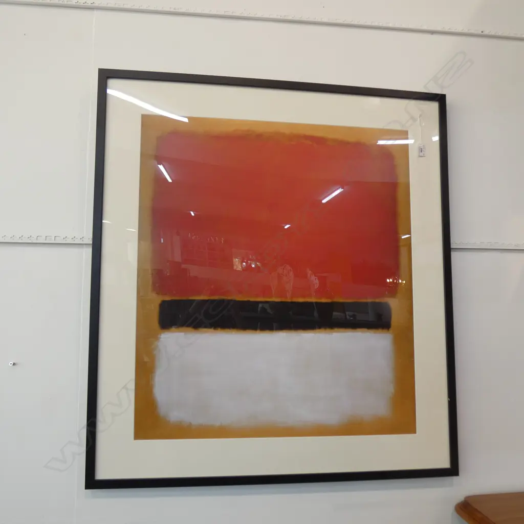 MARK ROTHKO FRAMED MODERN PRINT 875 X 965mm Image 1++