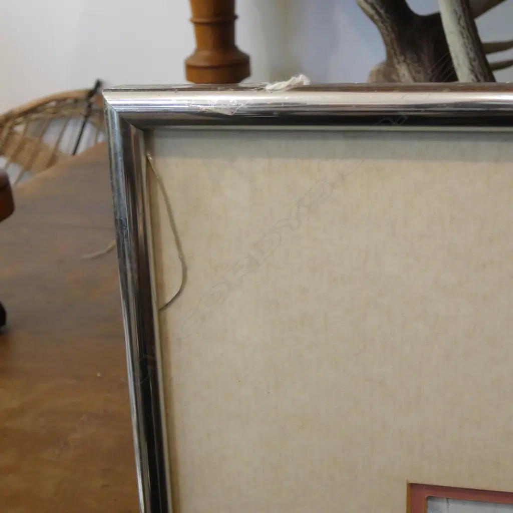 4 LARGE PRINTS; 3 w. SILVER METAL FRAMES 1000x650mm, 1 AF + W/C Image 1++