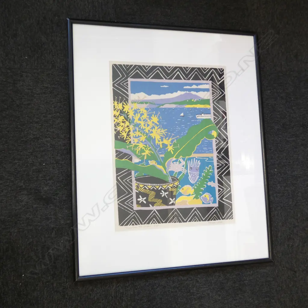 PAMELA WOLFE 'VIEW FROM THE STUDIO' ARTISTS PROOF 550x415mm Image 1++