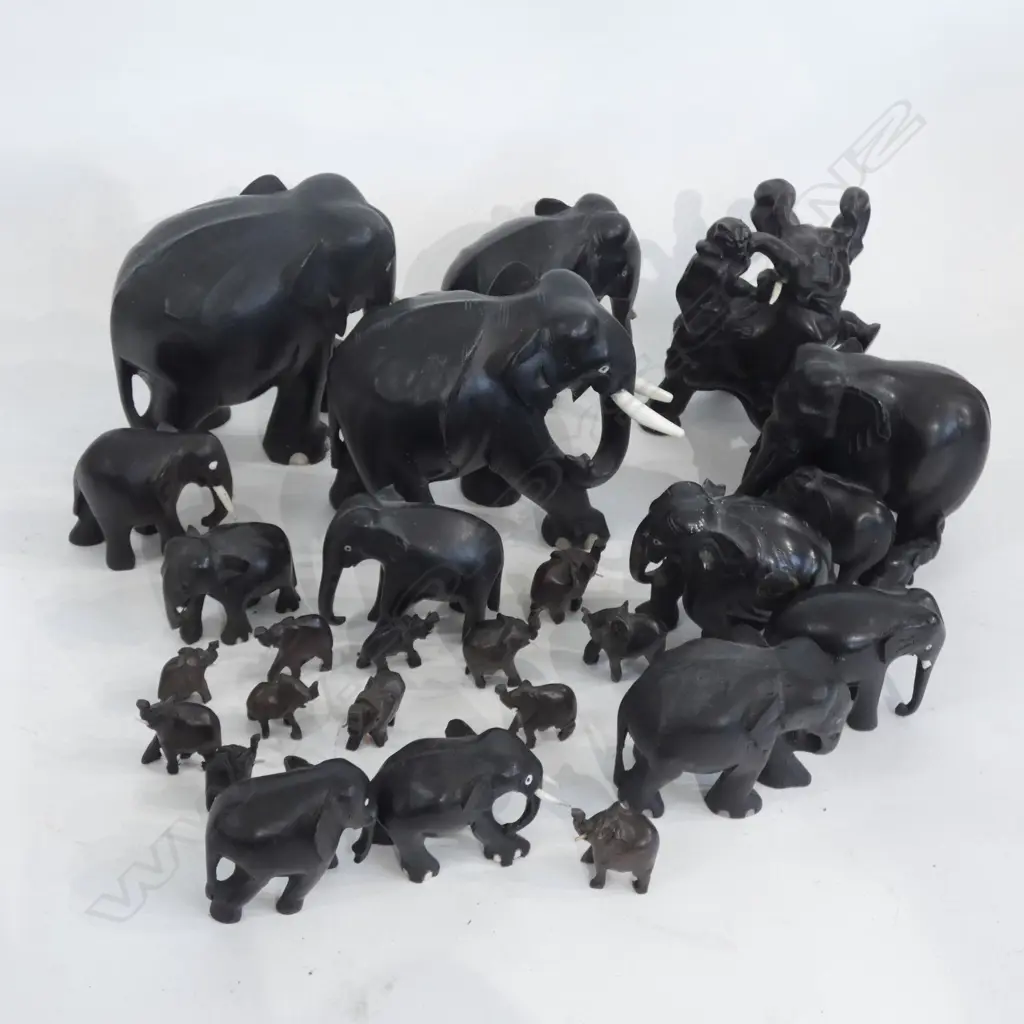 COLLECTION ASST. EBONY ELEPHANTS Image 1++