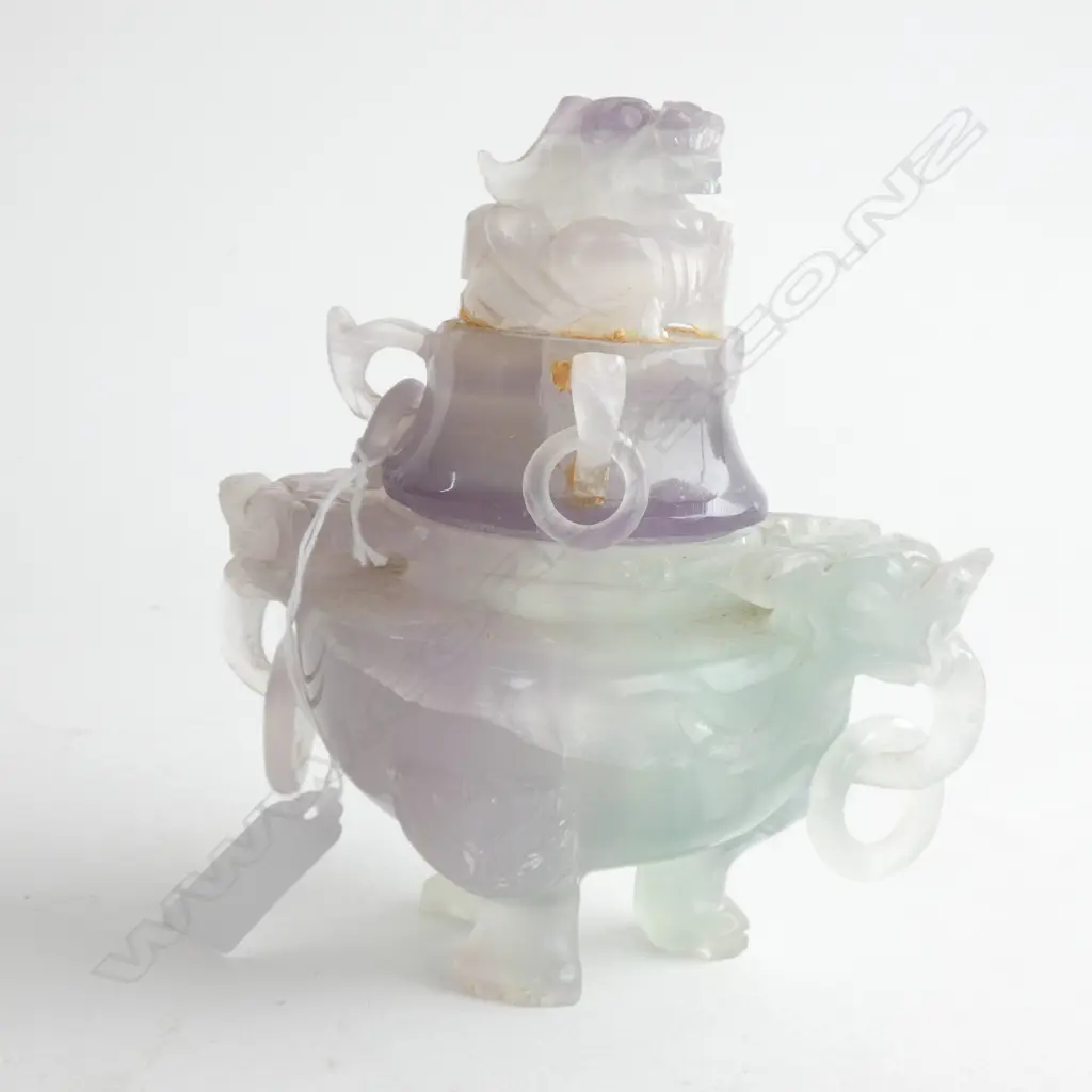 LIDDED CHRYSOPRASE CENSOR AF W.135mm Image 1++